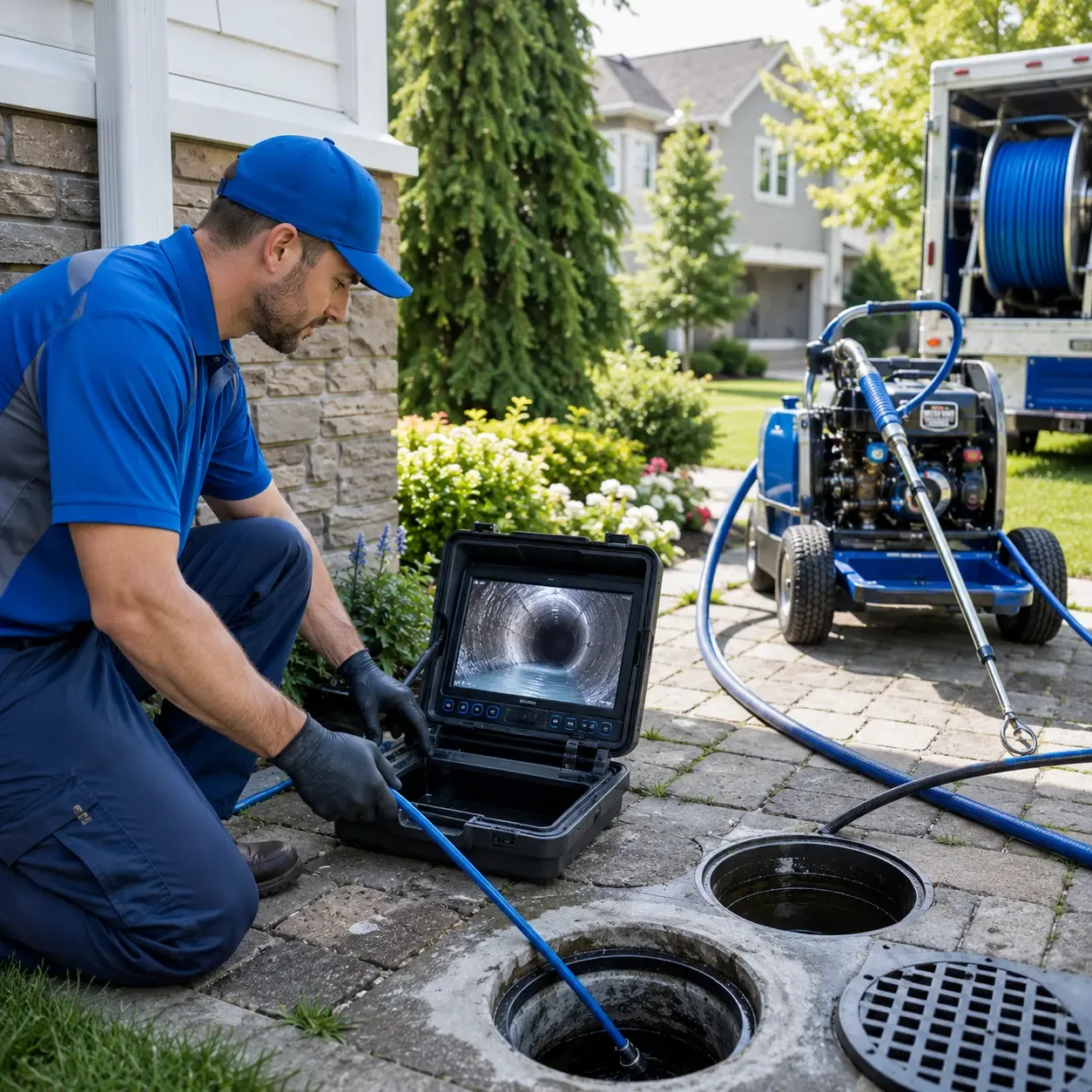 Outdoor drain cleaning professionals serving East Burke, VT