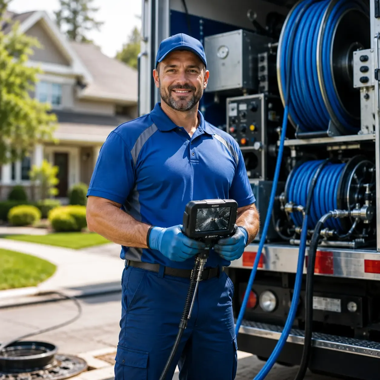 Local outdoor drain cleaning specialists in East Burke, VT